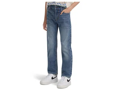 Abercrombie Slim Fit Jeans (big Kid) Boy's Clothing Lit : 5-6 Big Kid, Cotton/denim/elastane In Blue