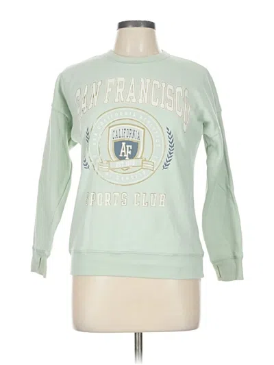 Pre-owned Abercrombie Sweatshirt In Green