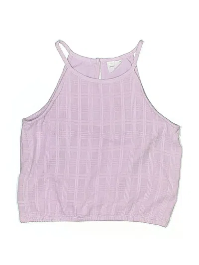 Pre-owned Abercrombie Kids' Tank Top Purple Halter Neckline Tops