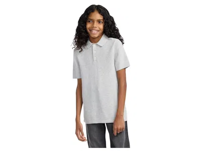 Abercrombie Traditional Swolo (big Kid) Boy's Clothing Anf Light Grey Heather : 9-10 (big Kids), Cotton/nylon/vi In White