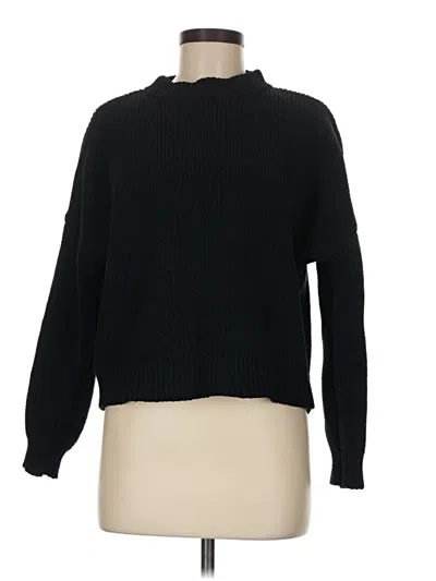 Pre-owned Abercrombie Turtleneck Sweater In Black