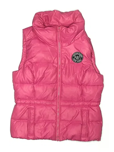 Pre-owned Abercrombie Kids' Vest In Pink