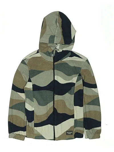Pre-owned Abercrombie Kids' Windbreaker Jacket In Green