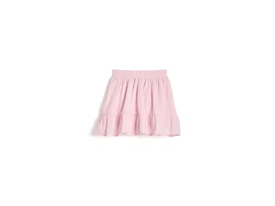 Abercrombie Woven Flounce Skort (big Kids) Girl's Skirt Chalk Pink: 5-6 Big Kid