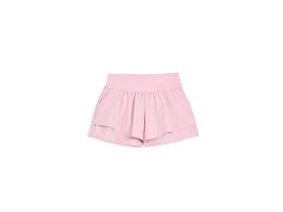 Abercrombie Ypb Ruffle Shorts (little Kid/big Kid) Girl's Shorts Pink Nectar: 15-16 (big Kid) One Size In Brown
