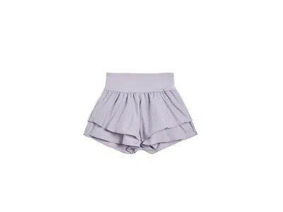 Abercrombie Ypb Ruffle Shorts (little Kid/big Kid) Girl's Shorts Thistle: 9-10 (big Kid) One Size In Blue