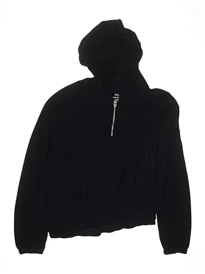 Pre-owned Abercrombie Kids' Zip Up Hoodie In Black
