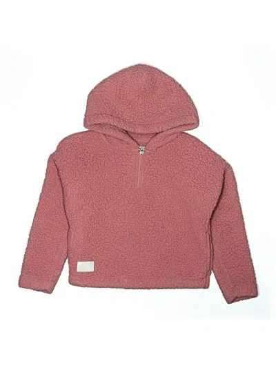 Pre-owned Abercrombie Kids' Zip Up Hoodie In Pink