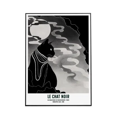 Abi Overland Jersey Black Le Chat Noir - Art Print S