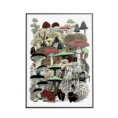 Abi Overland Jersey Mushroom Bloom - Art Print L In Multi