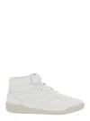 Abica 'jane' White Sneakers With Logo Patch On The Tongue In White
