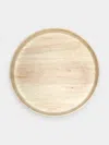 Abigail Castaneda Wood Deep Round Tray (23.5in/60cm)