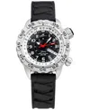 Abingdon Co. Women's Jane Black Silicone Strap Watch 35mm In Covert