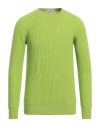 Abkost Man Sweater Acid Green Size 44 Merino Wool, Cashmere