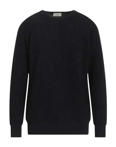 Abkost Man Sweater Black Size 46 Merino Wool, Cashmere