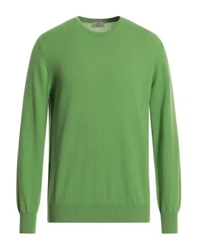 Abkost Man Sweater Green Size 42 Cashmere