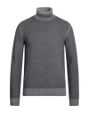 Abkost Man Turtleneck Grey Size 38 Virgin Wool