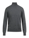 Abkost Man Turtleneck Grey Size 42 Virgin Wool