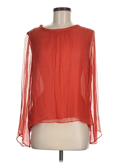 Able 3/4 Sleeve Blouse In Orange