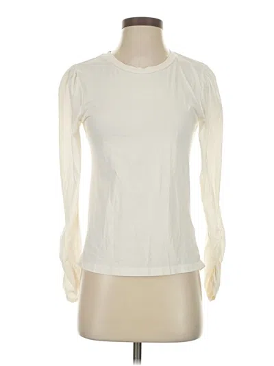 Pre-owned Able 3/4 Sleeve T-shirt In Ivory