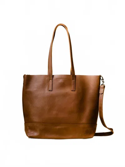 Able Abera Crossbody Tote Bag In Whiskey In Brown
