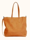 Able Abera Crossbody Tote In Cognac