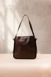 ABLE ADDISON KNOTTED TOTE IN CHOCOLATE BROWN