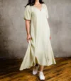 Able Amari Dress In Pear In Multi