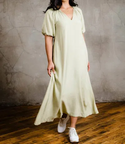 Able Amari Dress In Pear In Multi