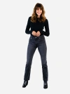 Able Becky Straight Leg Jean In Washed Grey