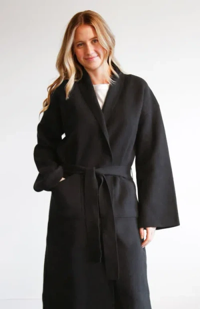 Able Brooke Jumper Coat In Black