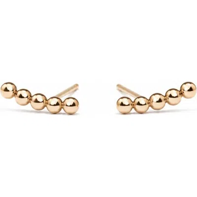 Able Caesar Stud Earrings In Gold