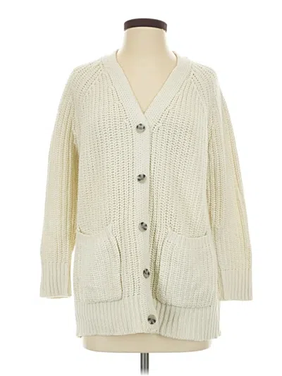 Pre-owned Able Cardigan Sweater In White