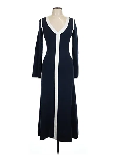 Pre-owned Able Casual Dress In Blue