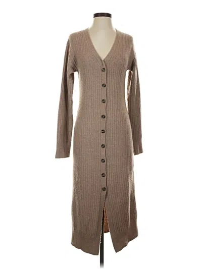Pre-owned Able Casual Dress In Brown