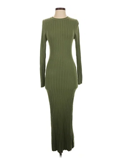 Pre-owned Able Casual Dress In Green