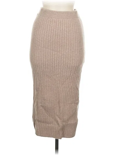 Pre-owned Able Casual Skirt In Brown