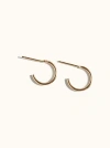 Able Celine Hoops In Goldilled