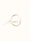 Able Circle Ring In Goldilled