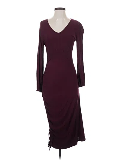 Pre-owned Able Cocktail Dress In Burgundy