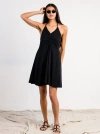 Able Elliana Halter Ruched Dress