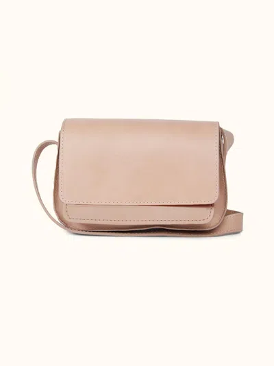 Able Gessi Crossbody Bag In Pale Blush In Beige