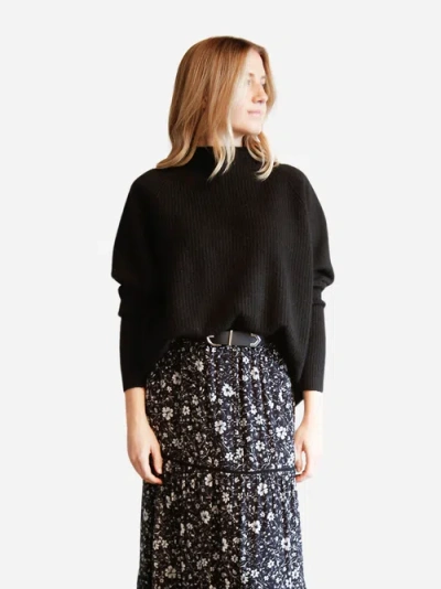 Able Harriet Slouchy Jumper In Black
