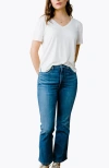 Able Holly Kick Flare In Medium Indigo Wash