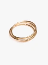 Able Interlocking Ring In Goldilled