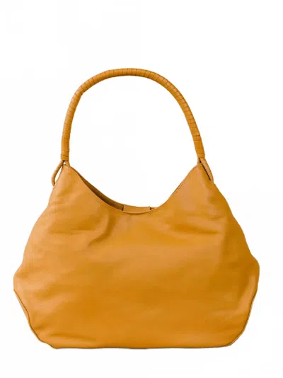 Able Jackee Relaxed Shoulder Bag In Cognac