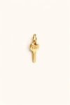 Able Key Charm In Gold
