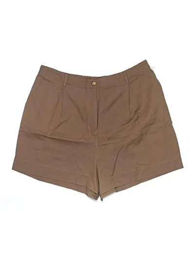 Able Khaki Shorts In Brown