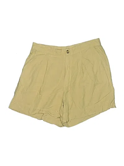 Pre-owned Able Khaki Shorts In Yellow