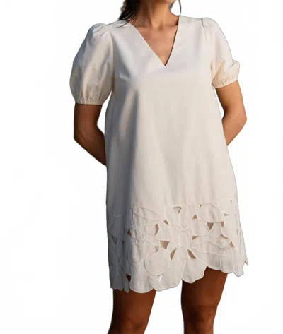 Able Lea Cutout Mini Dress In White